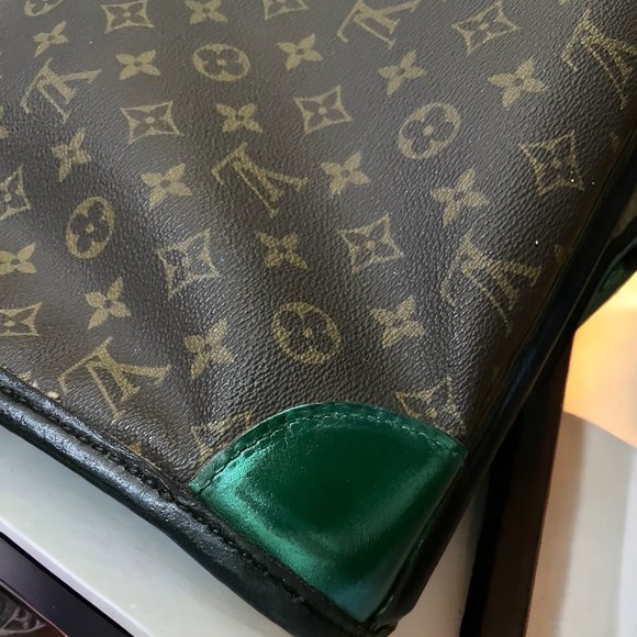 LOUIS VUITTON Authentic Custom Large Suitcase Vintage Artist 1 of a Kind Bag LV - Picture 3 of 15